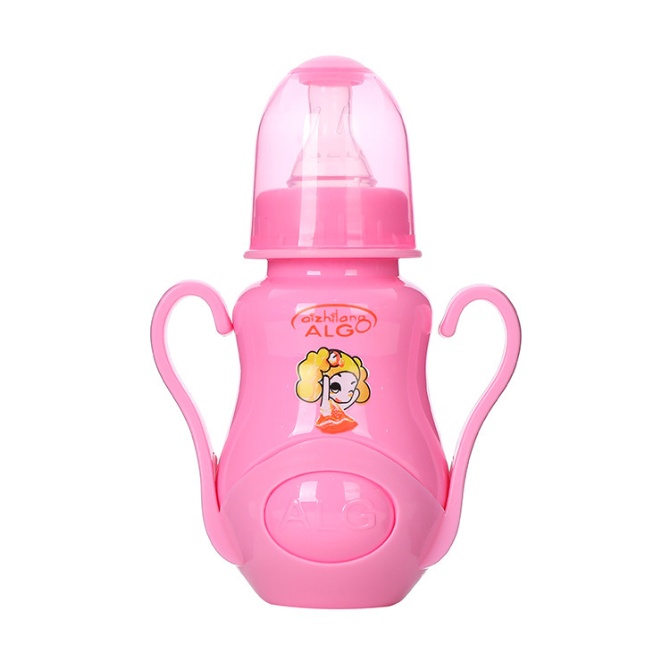ALG婴儿宝宝标口pp奶瓶防胀气食品级硅胶奶嘴瓶150ml母婴用品批发