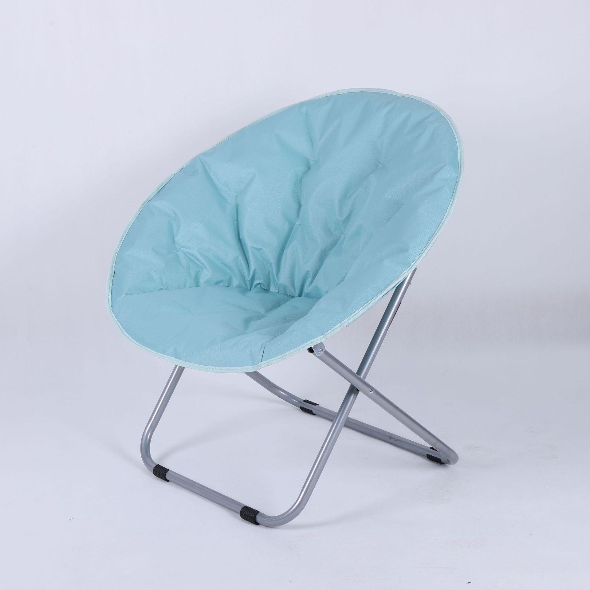 Cross-border simple and casual indoor moon chair, foldable balcony lunch break adult sofa chair, dormitory single small sofa Item Picture
