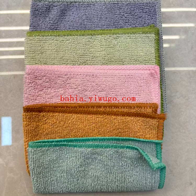 30*30cm plain lockedge cleaning cloth, kitchen pot scrubbing cloth, scouring pad, cleaning cloth, wiping cloth, dishwashing cloth Application Scenario