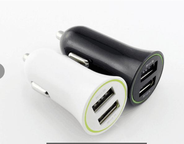 小喇叭车充1A 2.1A 2.4A单U 单口双口双U车充新款快充车载充电器