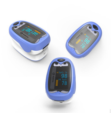 Blood oxygen meter, cartoon model, blood oxygen meter, blood oxygen saturation, finger pulse oximeter, medical device Application Scenario