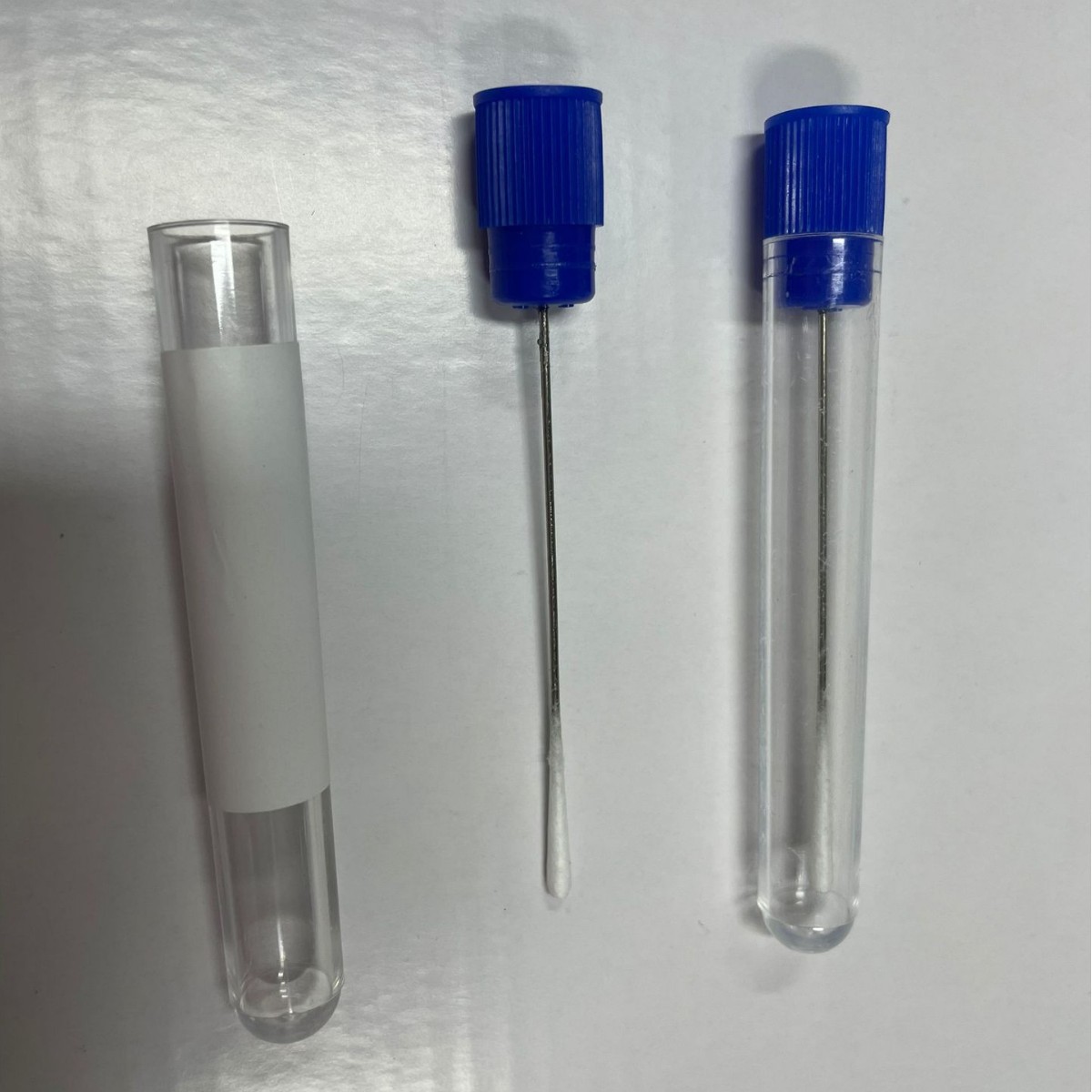 Disposable male swab, sterile long cotton swab sampler, independent English packaging, aluminum swab details Picture