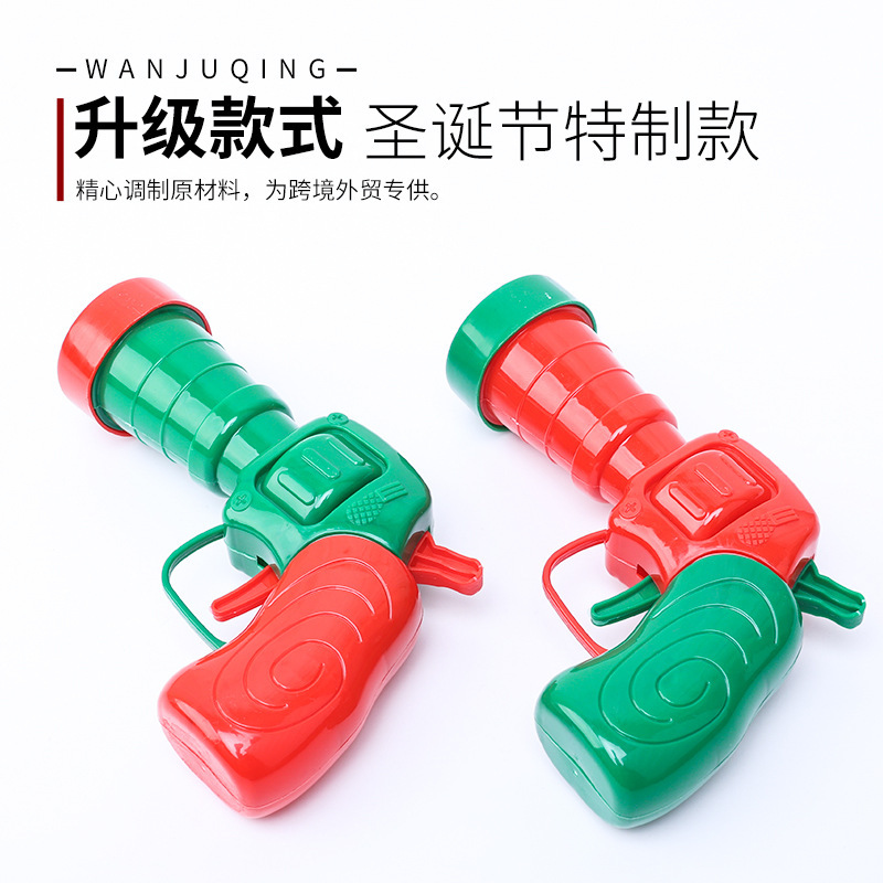 Cross-border Christmas cat Interactive toy set, Silent ball launcher, pet Boredom relief tool, Plush gun, cute pets details Picture