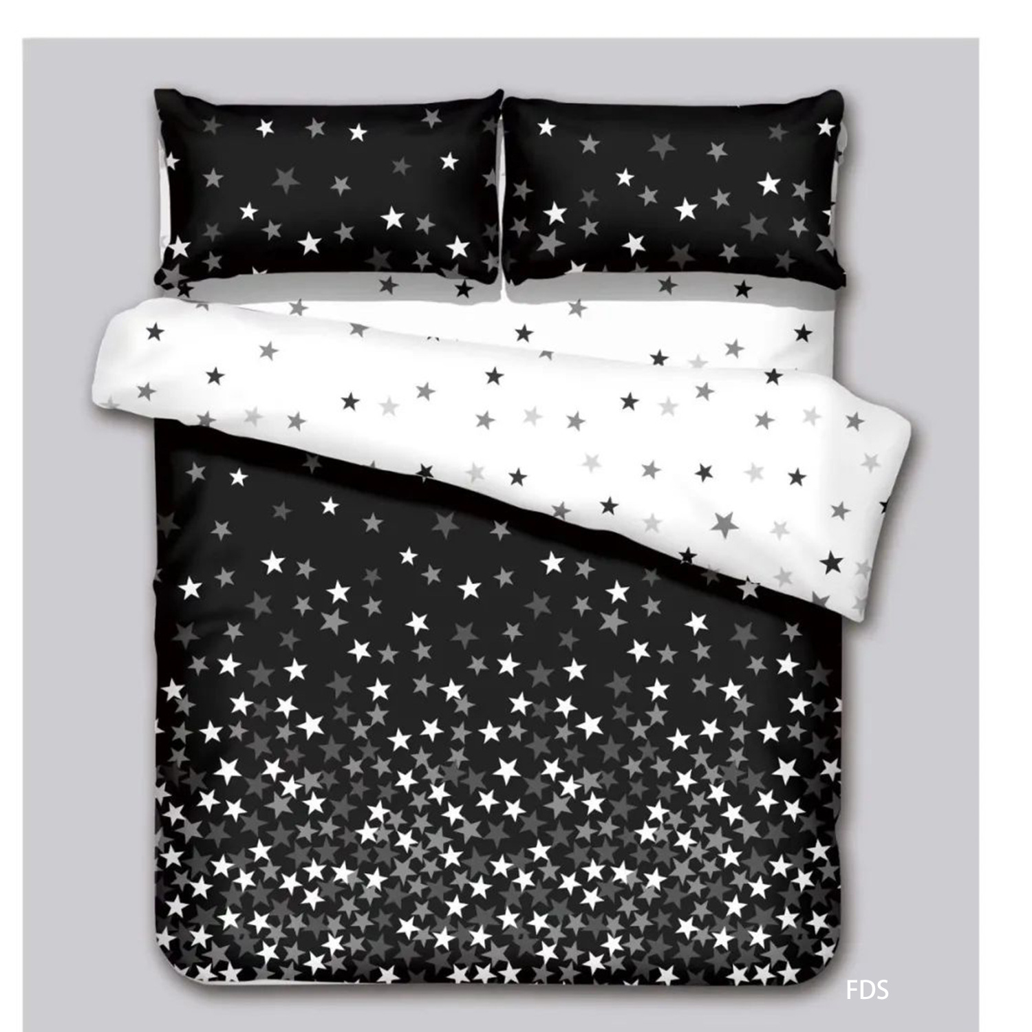 Direct sales from the manufacturer of home textile four-piece sets: Luminous four-piece sets, wholesale of home textile solid-color polka dot four-piece sets Item Picture