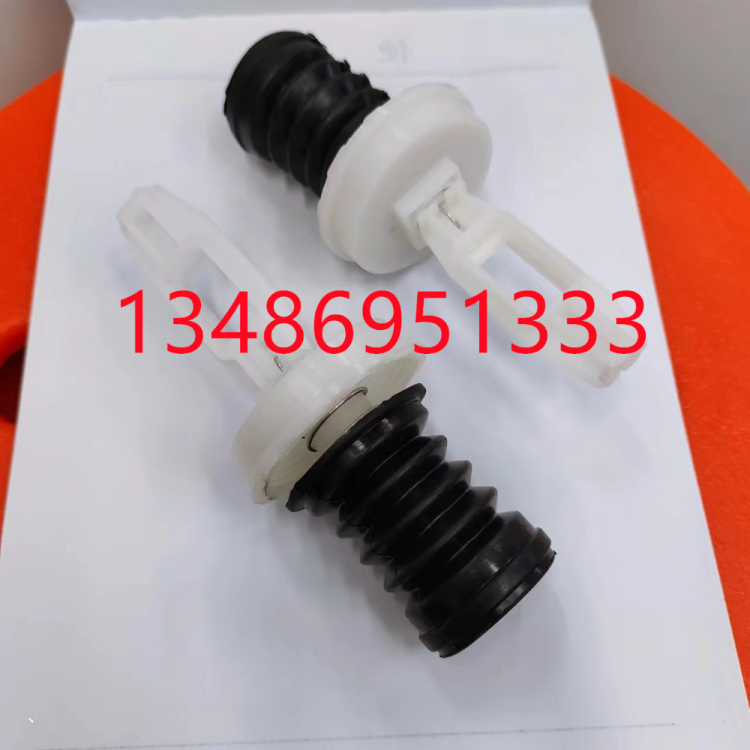 Fully automatic washing machine drain valve core, universal drain valve, thickened rubber water-blocking seal spring water release valve Specification image