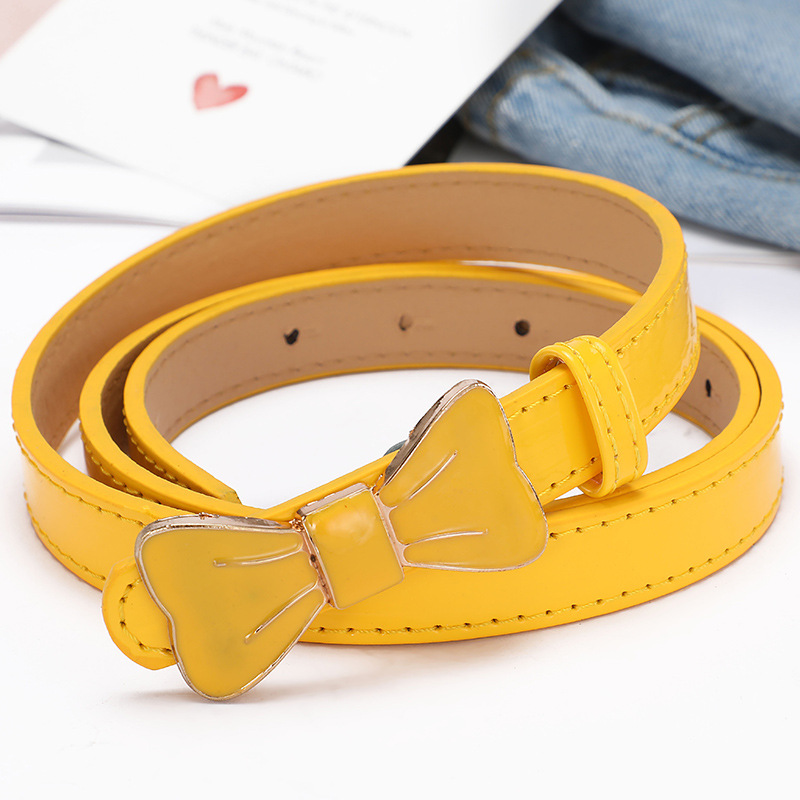New women's belts are fashionable, simple and versatile. They are decorated with bows and go well with skirts. Wholesale and mixed batch of Korean-style belts Item Picture