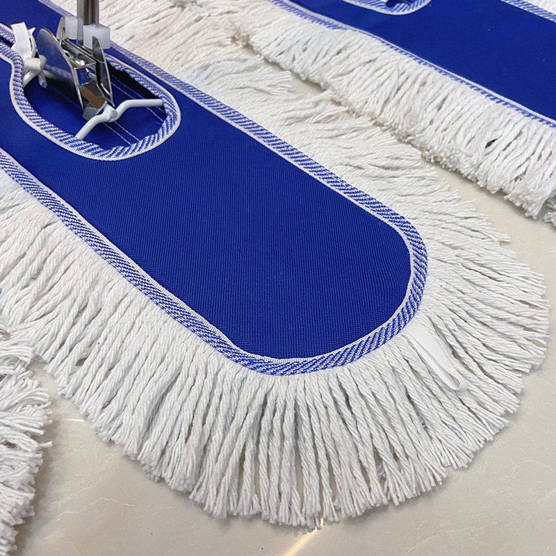 Flat mop, large dust mop, hotel, factory, household, large mop, flat mop, cotton thread floor mop, 406080 row mop, dust removal Specification image