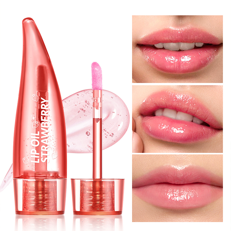 The moisturizing lip gloss is hydrating and nourishing, colorless, transparent and lustrous details Picture