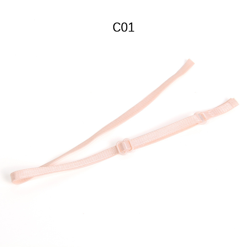 High-quality ready-made colored shoulder strap underwear, clothing accessories, adjustable elastic bands, baby clothes, beautiful back bras in stock details Picture