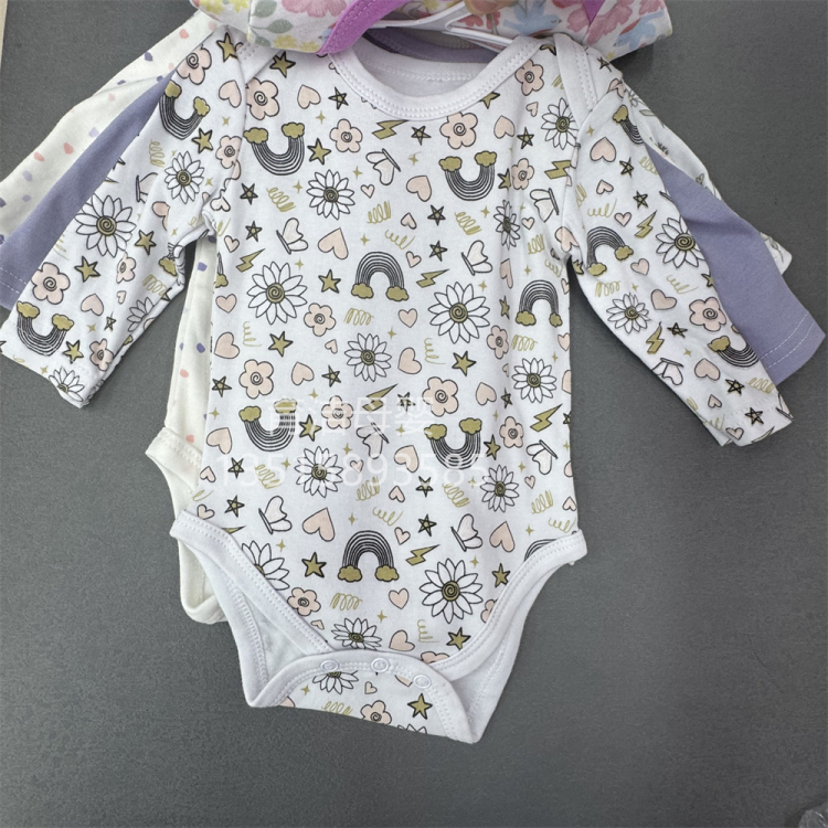 De 5 piezas de ropa de bebé paquete pedo ChunMian camisas de manga larga de ropa para los je YiBao pedo para paula details Picture