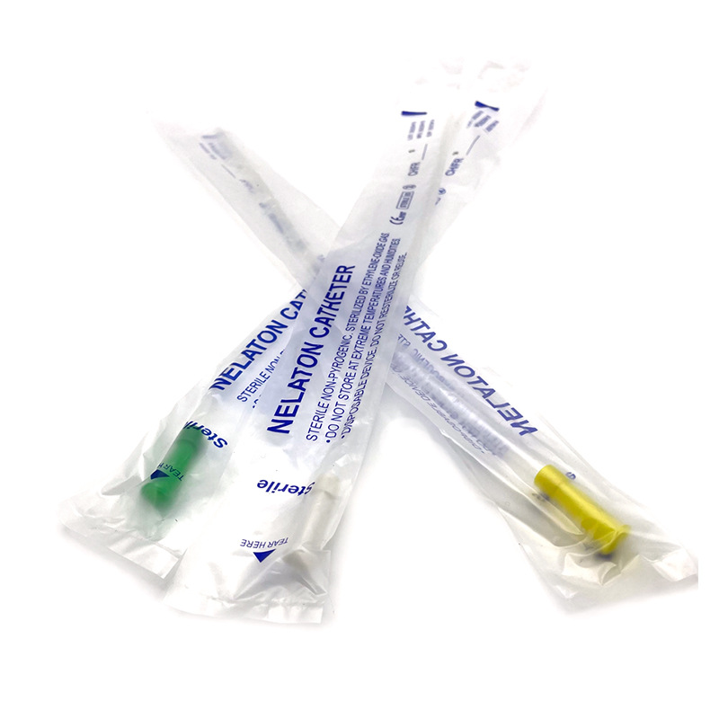 Medical sterile drainage tube, universal bladder irrigation tube for both men and women, ureter, silicone PVC disposable catheter Specification drawing