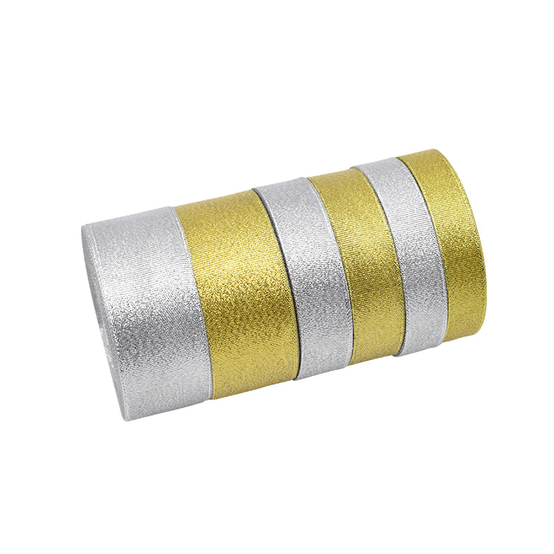 In-stock gold and silver scallion ribbons, baked cake gift boxes, handcrafted packaging materials, gift paper boxes, festival ribbons, decorative ribbons Application Scenario