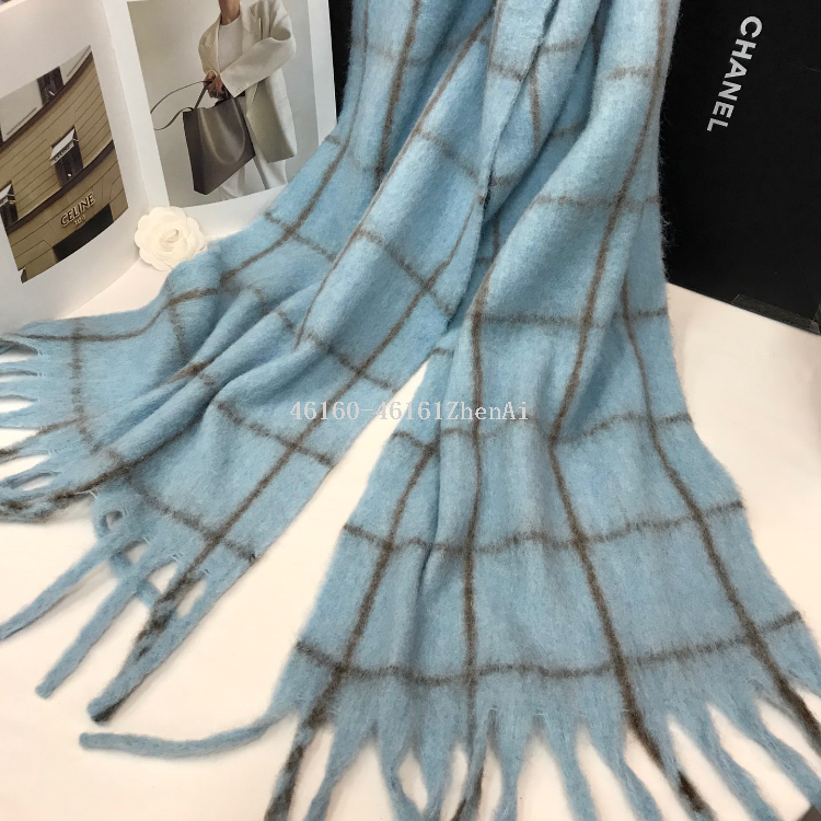Spot cross-border wholesale e-commerce live-streaming supply chain with interlaced wool grids details Picture