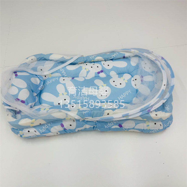 Baby mosquito net cover, no installation required, foldable baby mosquito repellent bed, yurt for children, newborn baby with a bottom to prevent falls Item Picture
