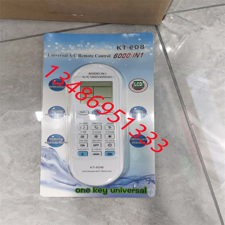 空调遥控器小家电通用遥控器适用于多种品牌型号英文版万能遥控器