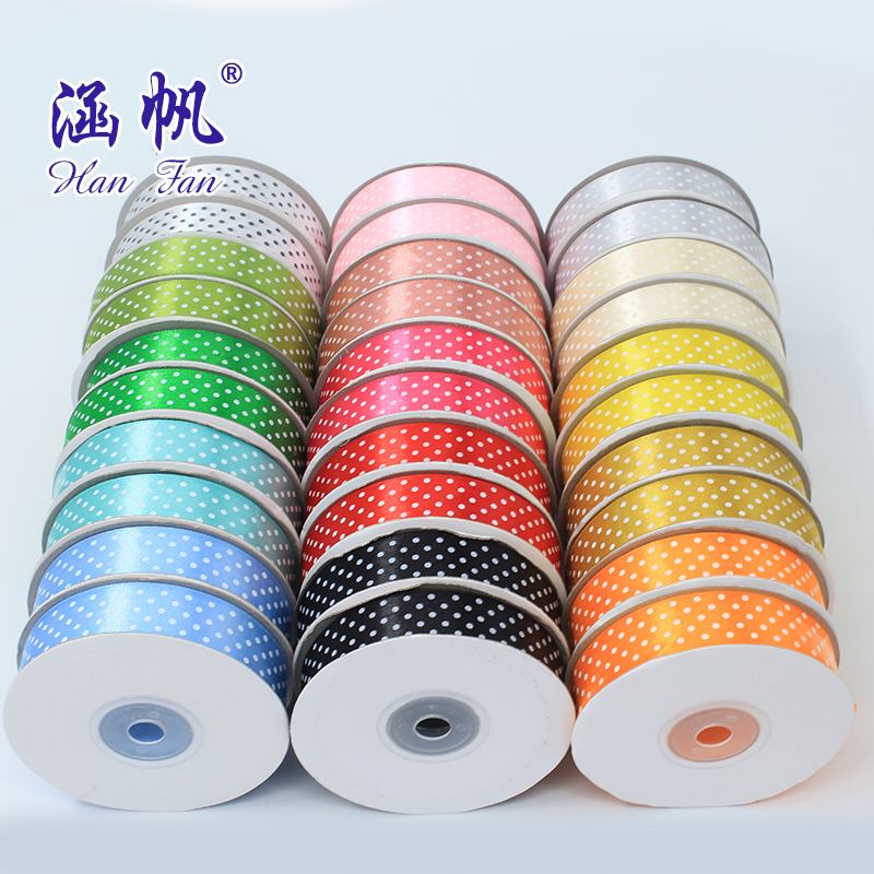 Colorful polka dot ribbons, wedding and festival supplies, paper decorations, honeycomb balls, colored stripes, decals, Easter decorative materials details Picture