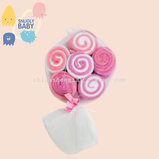 婴童用品婴儿口水巾小方巾12条装套装素色纯棉婴儿手帕巾