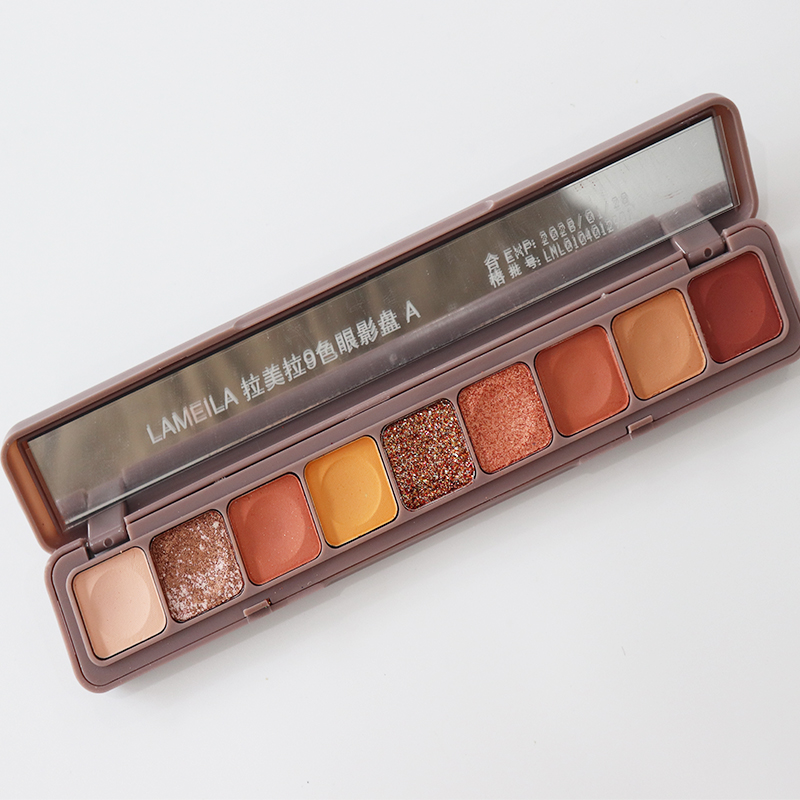 Cosmetics OEM/ODM factory custom wholesale long-lasting waterproof, micro-light mineral, multi-color, high-gloss makeup for women, customizable logo, high-quality eyeshadow palette makeup