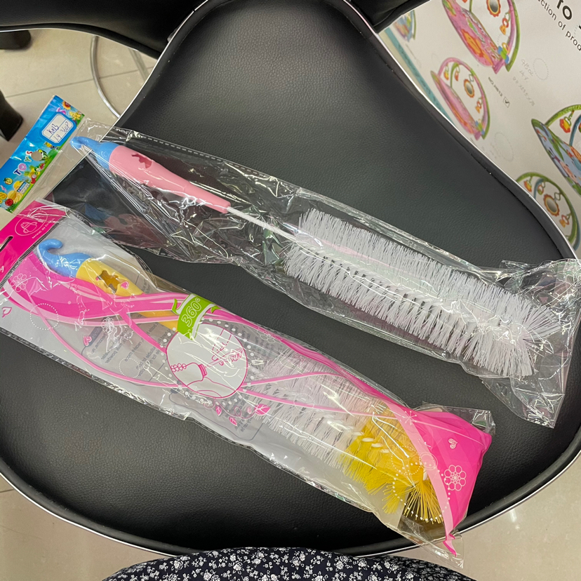 Wholesale baby bottle brushes, plastic brushes, cup brushes, brush holders, mother and baby cleaning products, long-handled decontamination brushes
