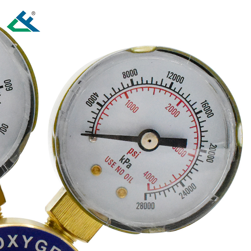 Industrial pressure reducer, oxygen pressure reducer OR4-01, gas pressure reducer, oxygen pressure reducer, Ningbo manufacturer details Picture