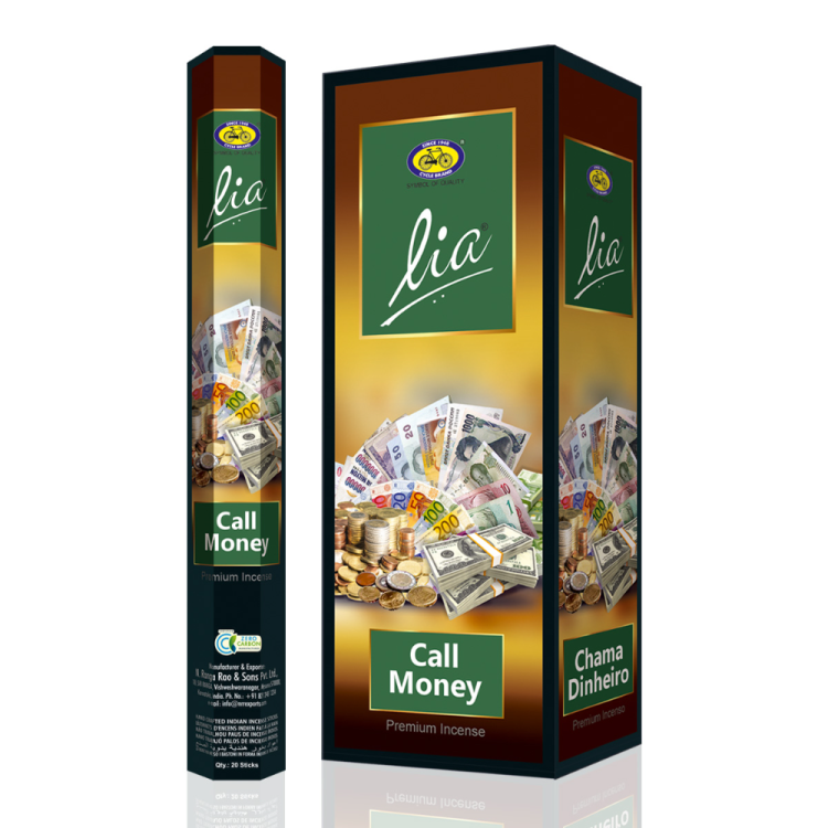 进口印度香塔香瑜伽线香天然草本植物原料Call Money Hexa.