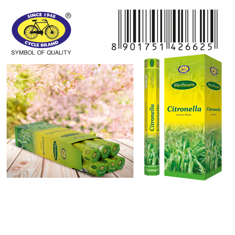进口印度香塔香瑜伽线香HB115-Citronella.