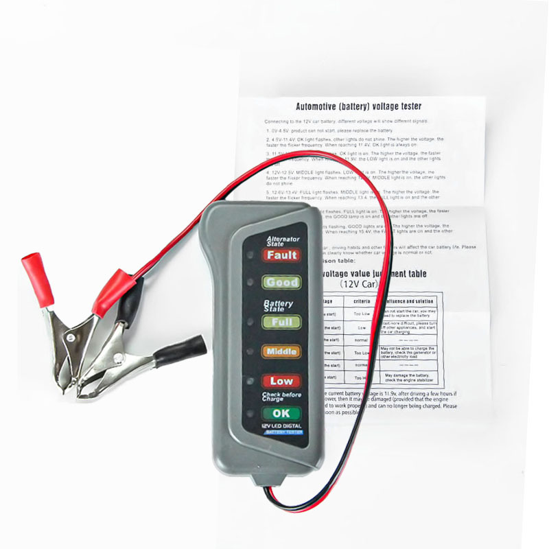 Automobile battery charging system detector, auto repair and inspection instrument, battery detection tester, voltage storage battery Application Scenario