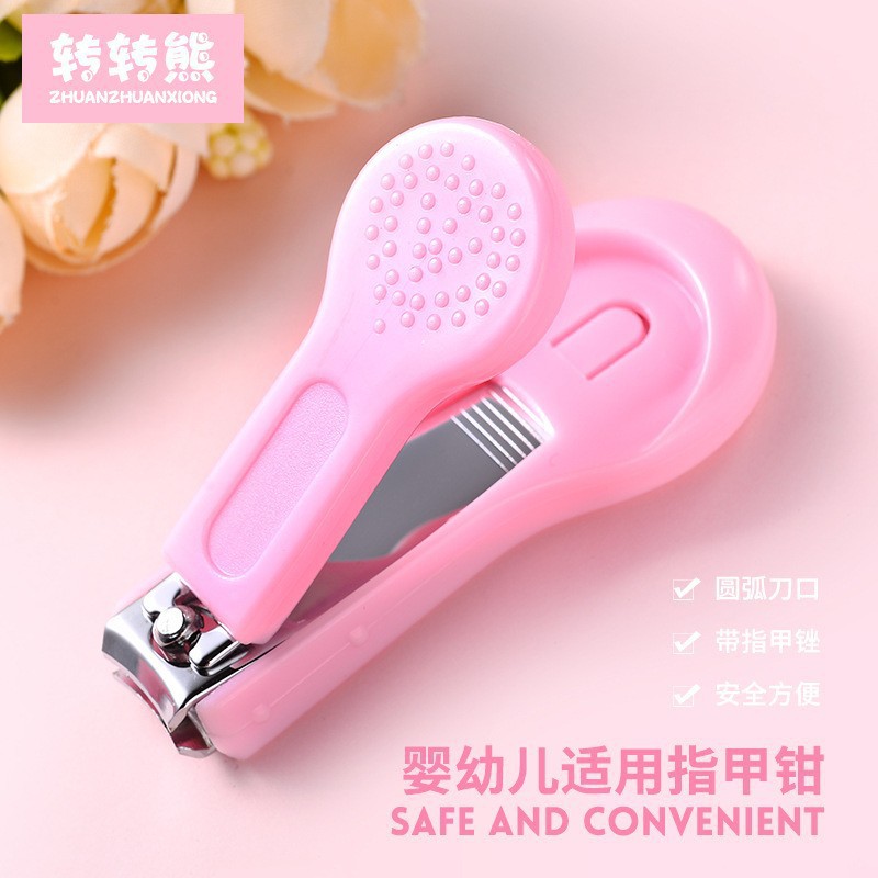 英文卡装婴儿指甲剪宝宝专用小尺寸指甲钳新生儿指甲刀修甲工具产品图