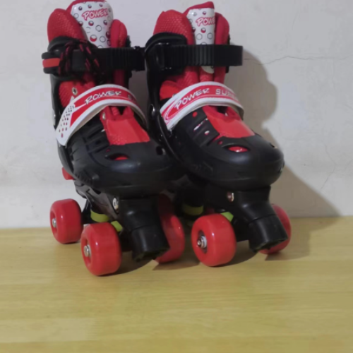 Children's flash roller skates, double row wheels, four-wheel skates, roller skates, men's and women's roller skates wholesale, children's roller skates