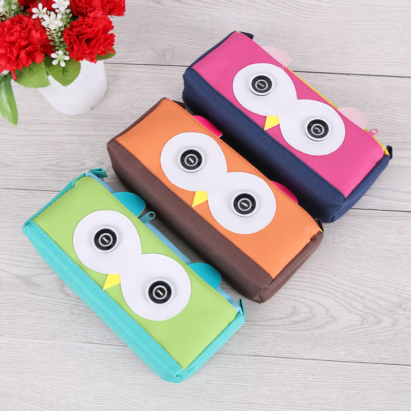 大眼睛铅笔盒大容量男女学生文具袋铅笔袋