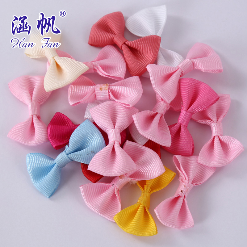 Two-color twin bow tie waist decoration accessories