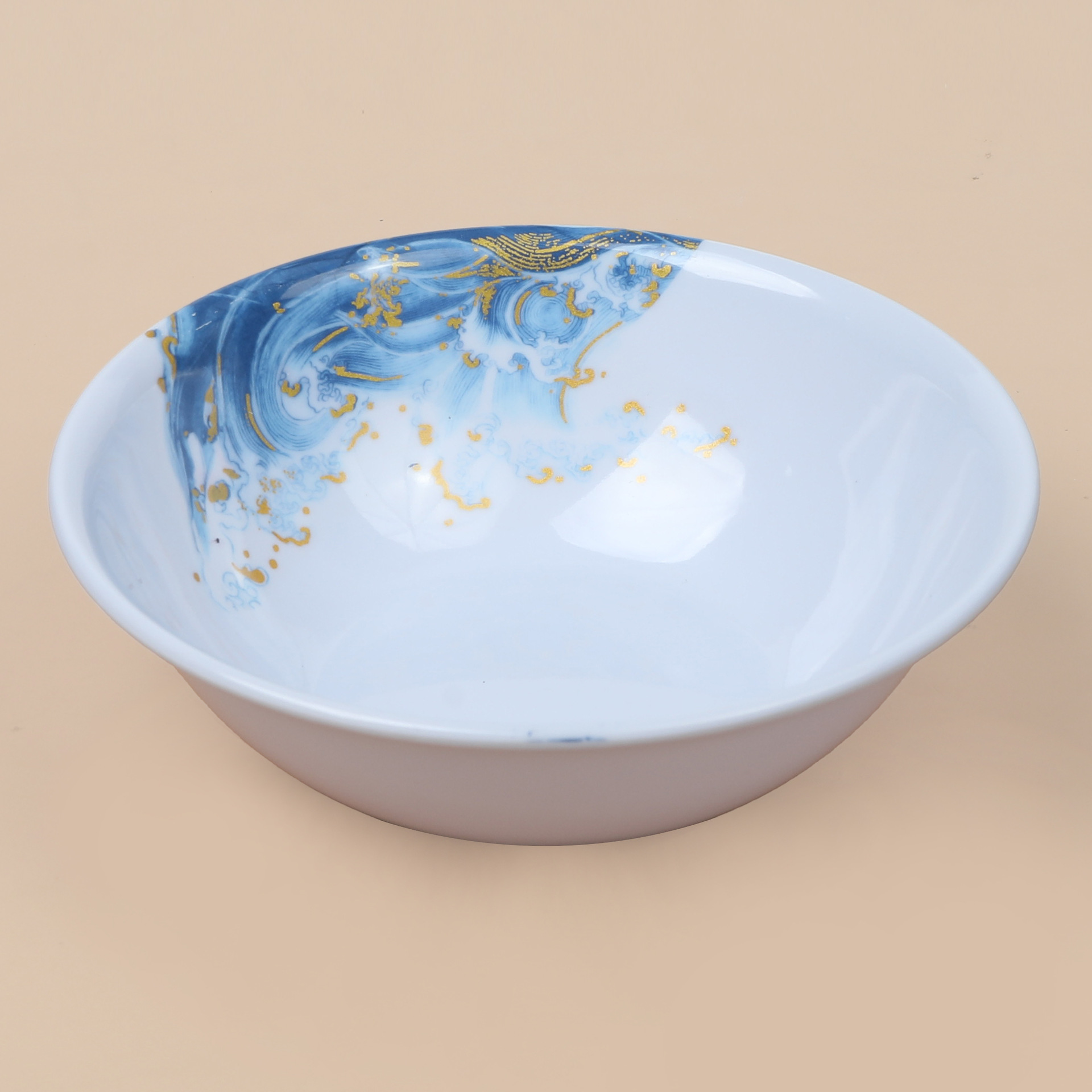Commercial melamine tableware for foreign trade export, popular hot pot restaurant side plates, creative plastic plates, multi-compartment plates Item Picture