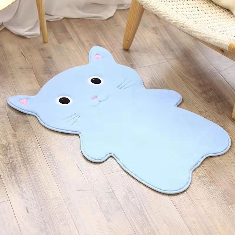 Cartoonish and cute water-absorbing door mat and doormat details Picture