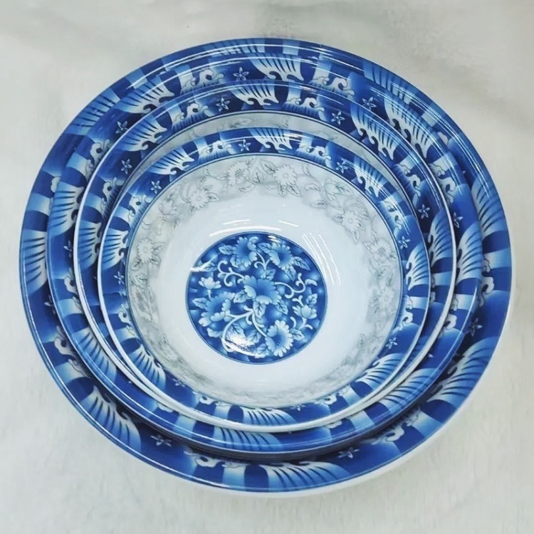 Plain melamine bowls, melamine plates, melamine tableware, tray sets, melamine saucers, imitation porcelain, exclusively for export