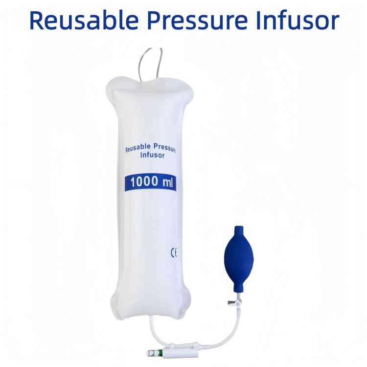 Infusion pressure bag 1000ml non-meter pressure bag, pressure infusion bag pressure infusor for foreign trade