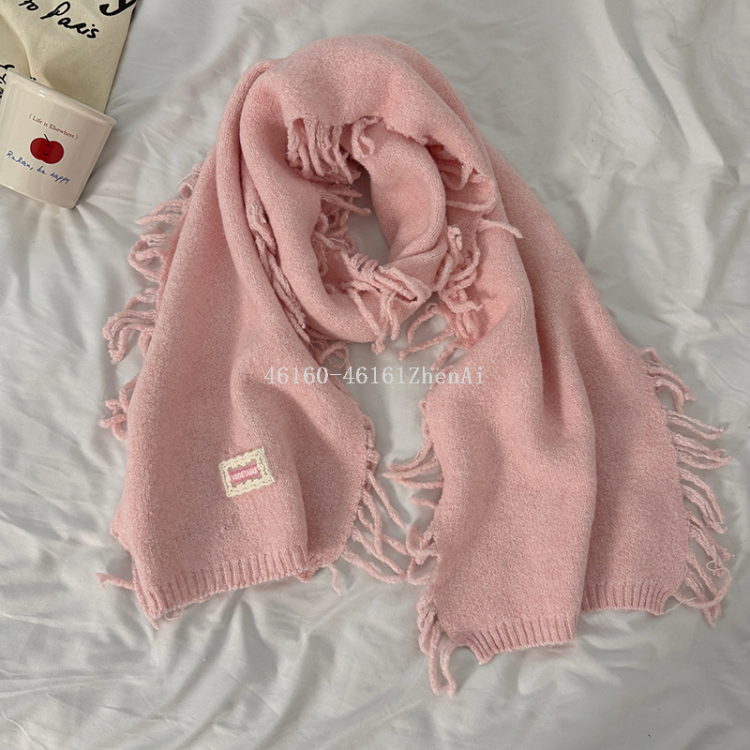 Wholesale of new cross-border export scarves, caterpillar candy long scarves, e-commerce live streaming supply chain Specification image