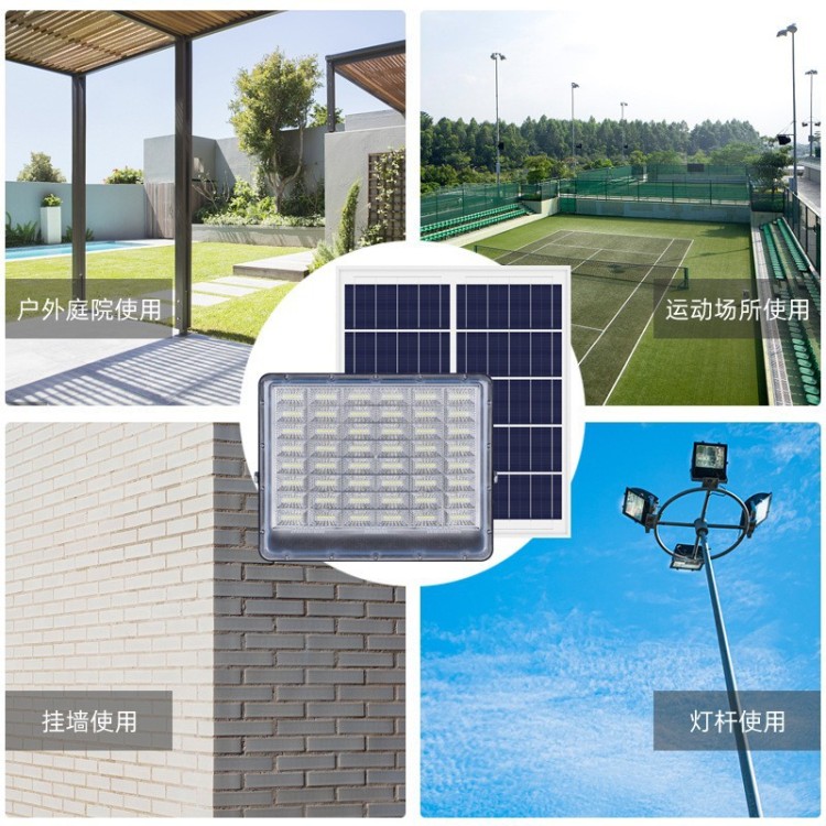 AIBUCUO Jubo quality solar floodlights, outdoor waterproof garden lights, wall lights, LED solar floodlights details Picture
