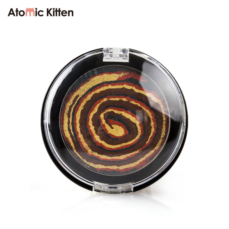 Small-batch customized OEM/ODM facial makeup, vegan eyeshadow, natural waterproof baking powder, luminous metal eyeshadow