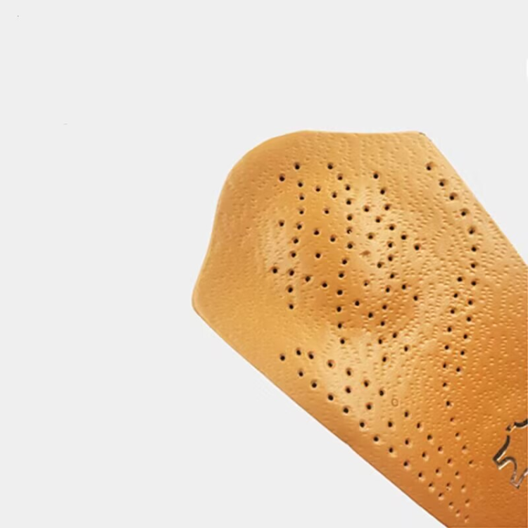 Brown leather arch half pad, cowhide insole, flat arch support, inner and outer V-shaped XO-shaped leg orthopedic pad Application Scenario
