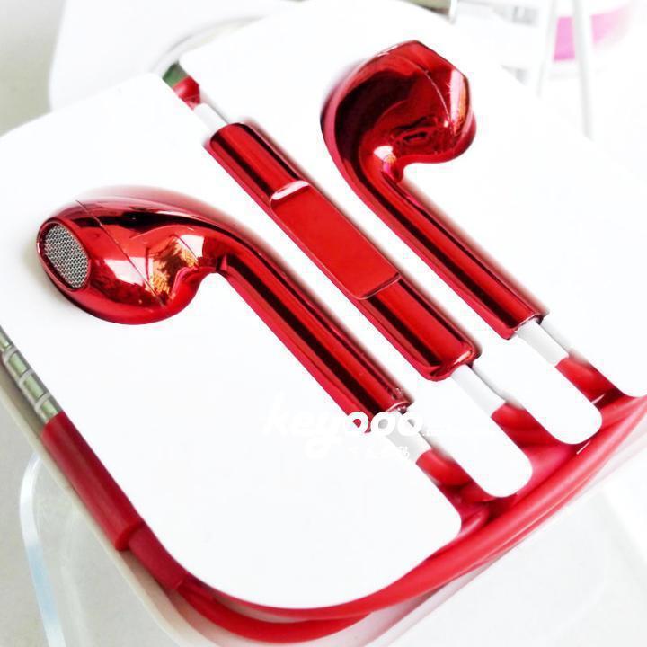 Suitable for vivo, iQOO, Huawei, OPPO Honor 20 mobile phones, silver earbuds, in-ear headphones, dazzling red Application Scenario
