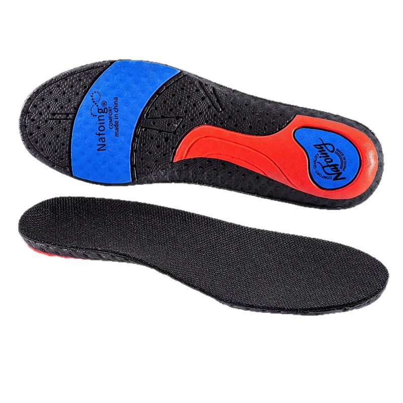 The new type of insoles for men and women's sports are EVA shock-absorbing, thickened for fitness, ultra-soft, highly elastic, breathable, anti-slip and provide strong support Application Scenario