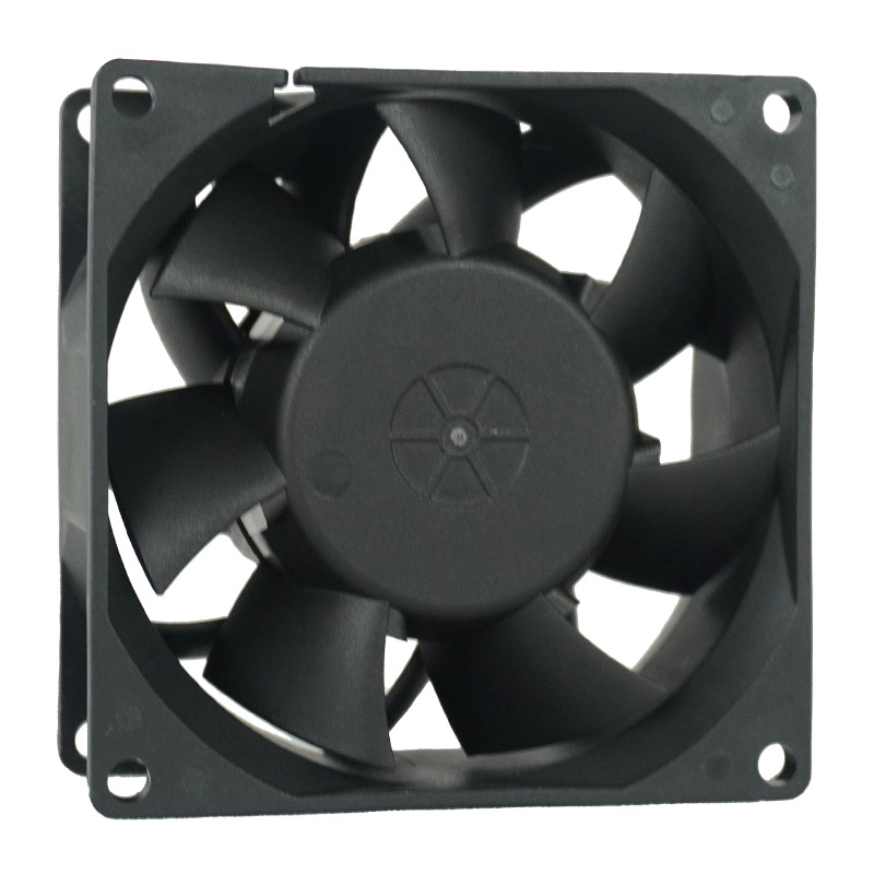 GX8038 DC 12/24V ball bearing axial flow fan, 8038 heat dissipation and cooling fan exhaust fan Specification image