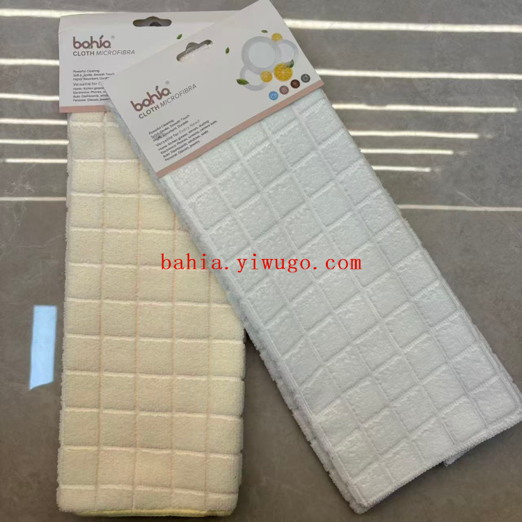 Scouring pad, microfiber cloth, dishcloth, rag, kitchen cleaning cloth, cotton dishcloth details Picture
