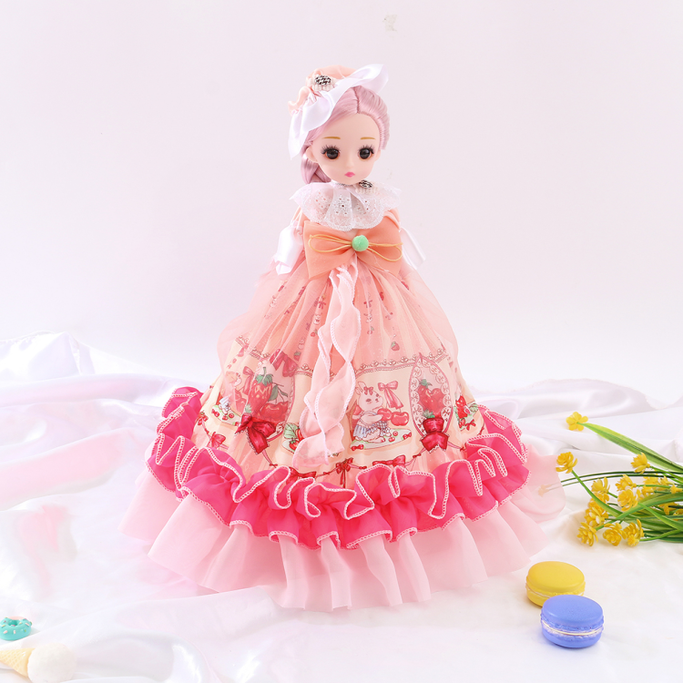 Cross-border doll dress-up dress, doll princess dress set, Lolita girl toy gift, birthday present Item Picture