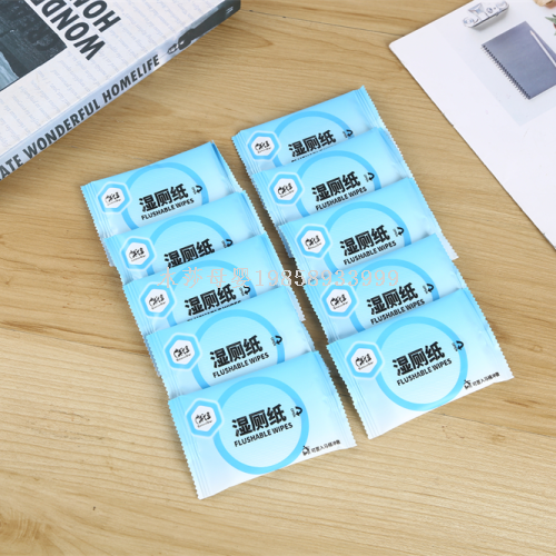 湿厕纸家用4pcs小包便携装湿厕巾湿纸巾湿厕纸家用