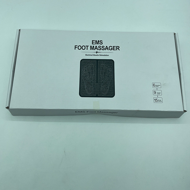 EMS按摩垫脉冲脚底足疗机微电流智能经络 足部垫便携式按摩器