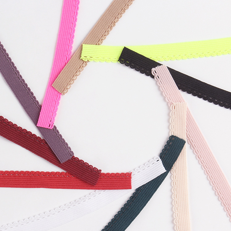1CM elastic band for nails and teeth, women's inner pants, waist, head, teeth and edges, elastic nylon teeth and edges, high-elasticity underwear webbing