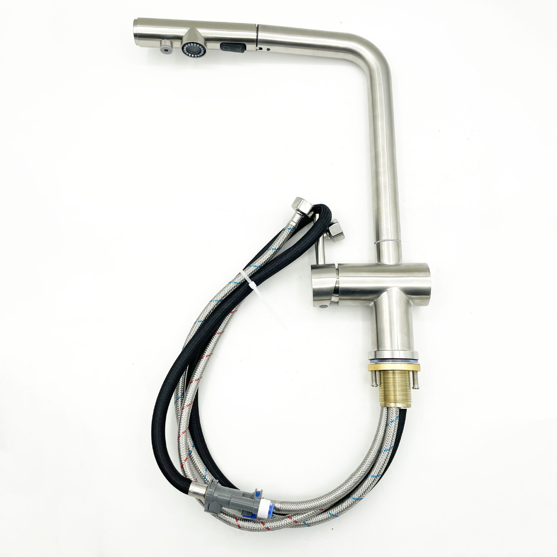 多功能厨房冷热水净水三合一龙头不锈钢抽拉龙头厨房单把龙头