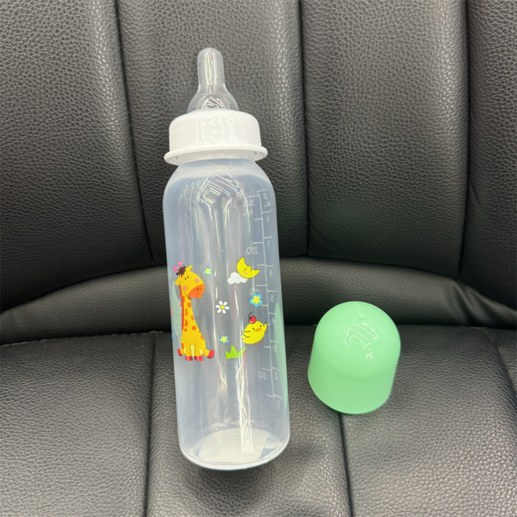 250ml baby bottle nipple, PP baby bottle without handle, standard mouth baby bottle, silicone nipple Application Scenario