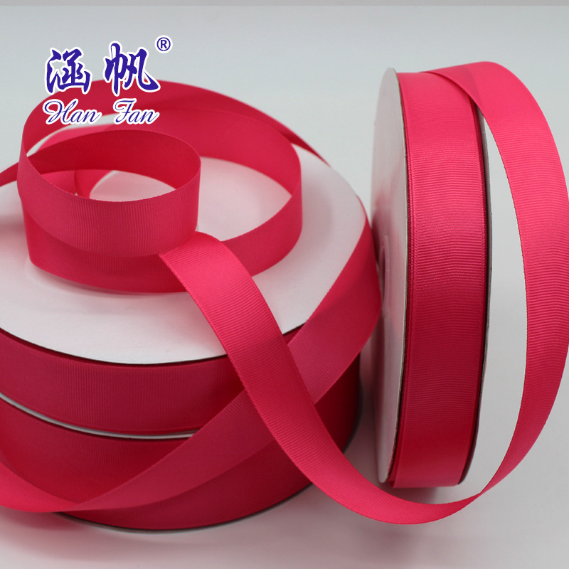 Peach pink encrypted ribbed ribbon, ribbon decorative ribbon, festival decorative ribbon, diy cloth strip, webbing, edge wrap Specification image